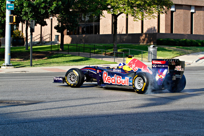 Illustration for article titled Red Bull Austin F1 David Coulthard Texas